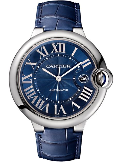 cartier watch blue|cartier ballon bleu 42mm diamond.